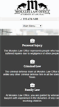 Mobile Screenshot of moraleslawoffice.com